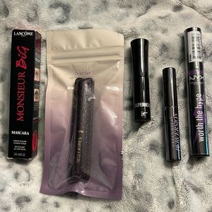 Mascara bundle of 5 - all new - Lancôme, Urban Decay, NYX, it, tarte.